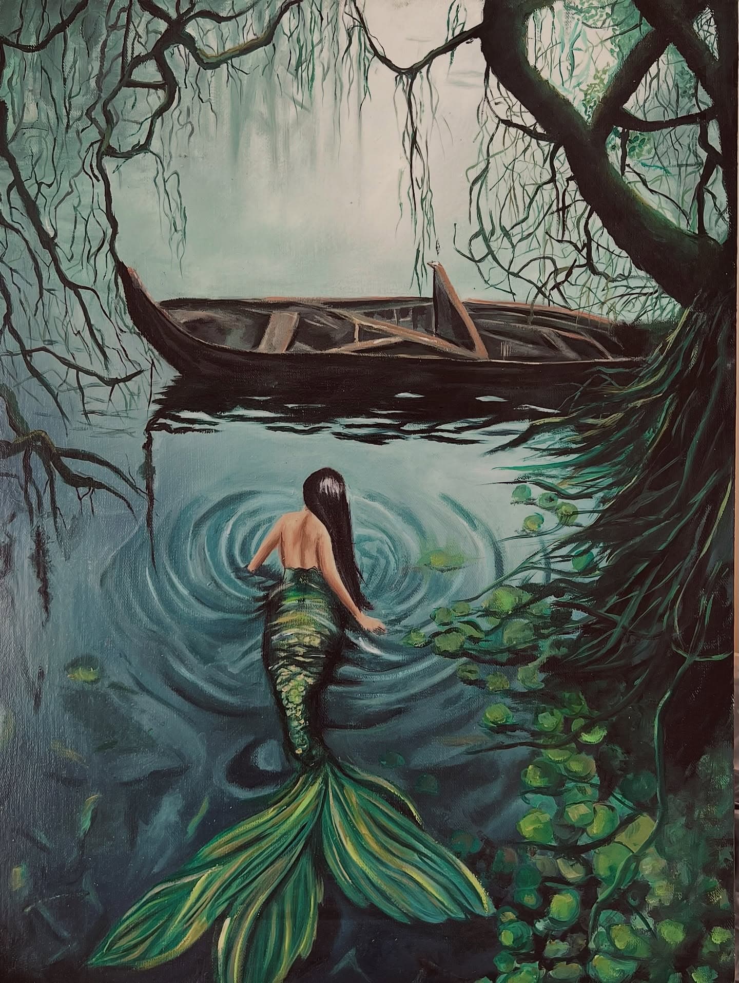 In The Waves Where She Left Him
